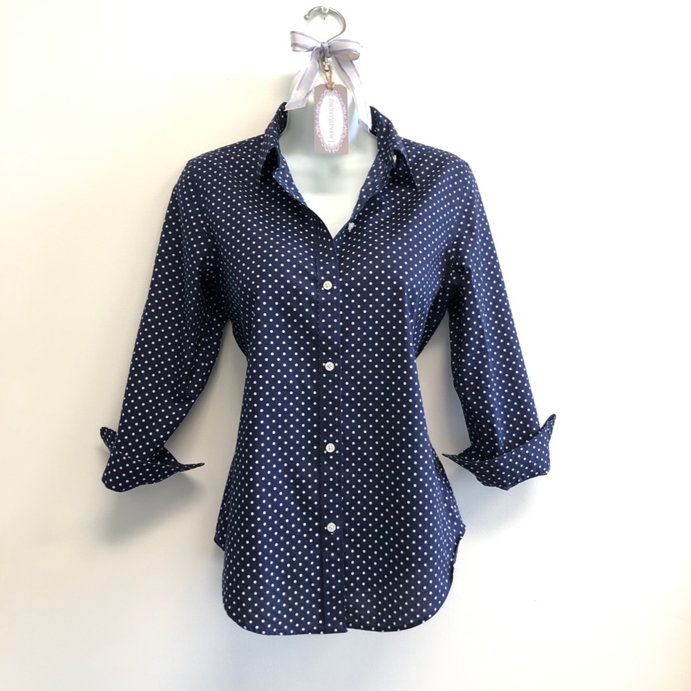 Lauren Ralph Lauren l Non-Iron Polka Dot Shirt